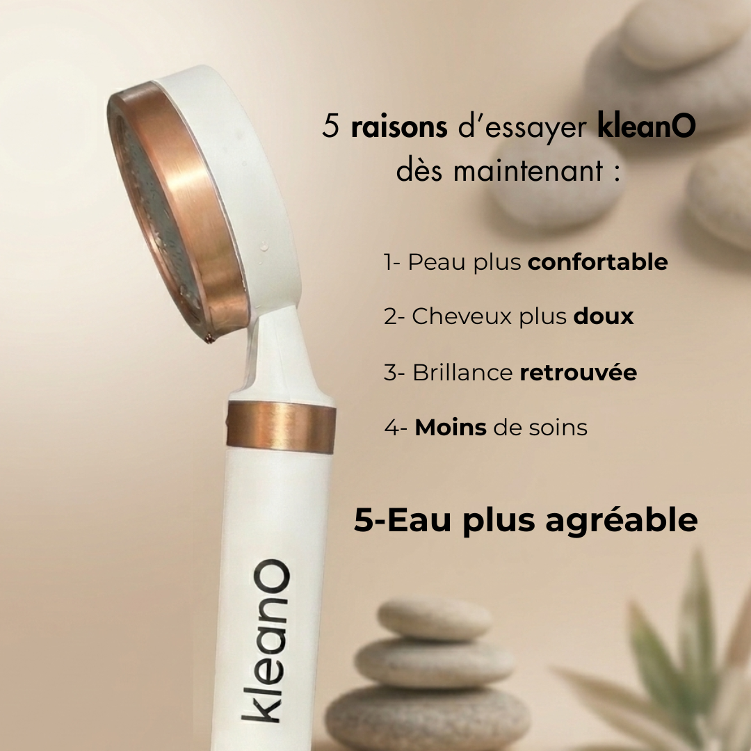 Pommeau de douche filtrant